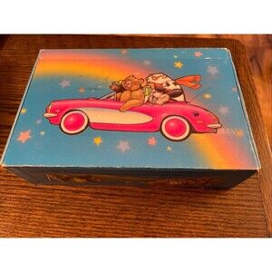 Vtg Pencil Box Bear Box Panda Polar General Box Company Made in USA